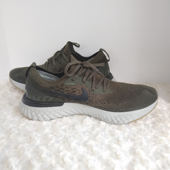 nike epic react olive green
